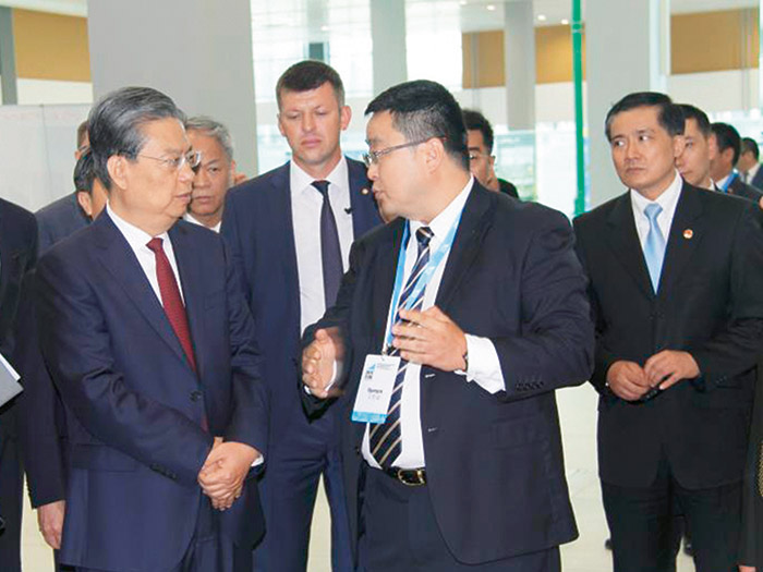  2018年中央政治局常委，中央纪律检查委员会书记赵乐际访问中白工业园